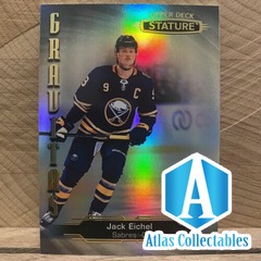 2020-21 UD - Stature - Gravitas Jack Eichel G-19